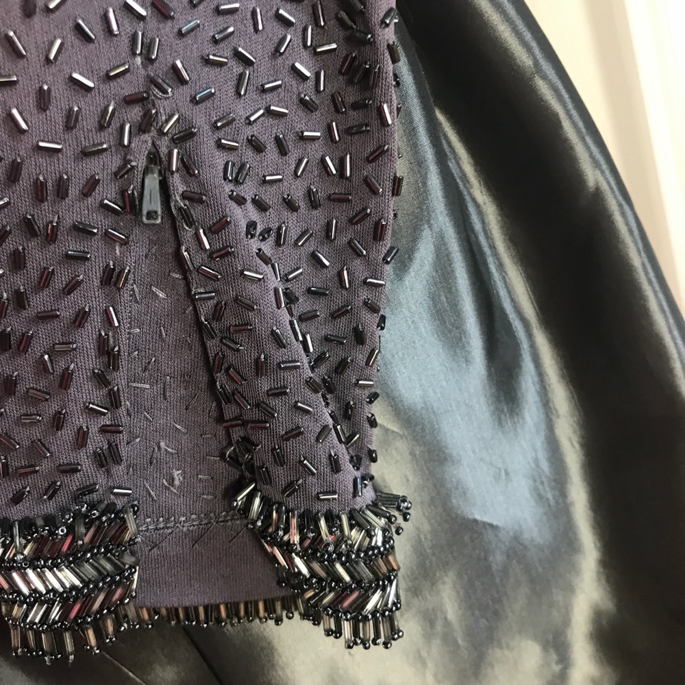 Vtg Victoria Royal sequin beaded ball gown dress - Picture 6 of 8